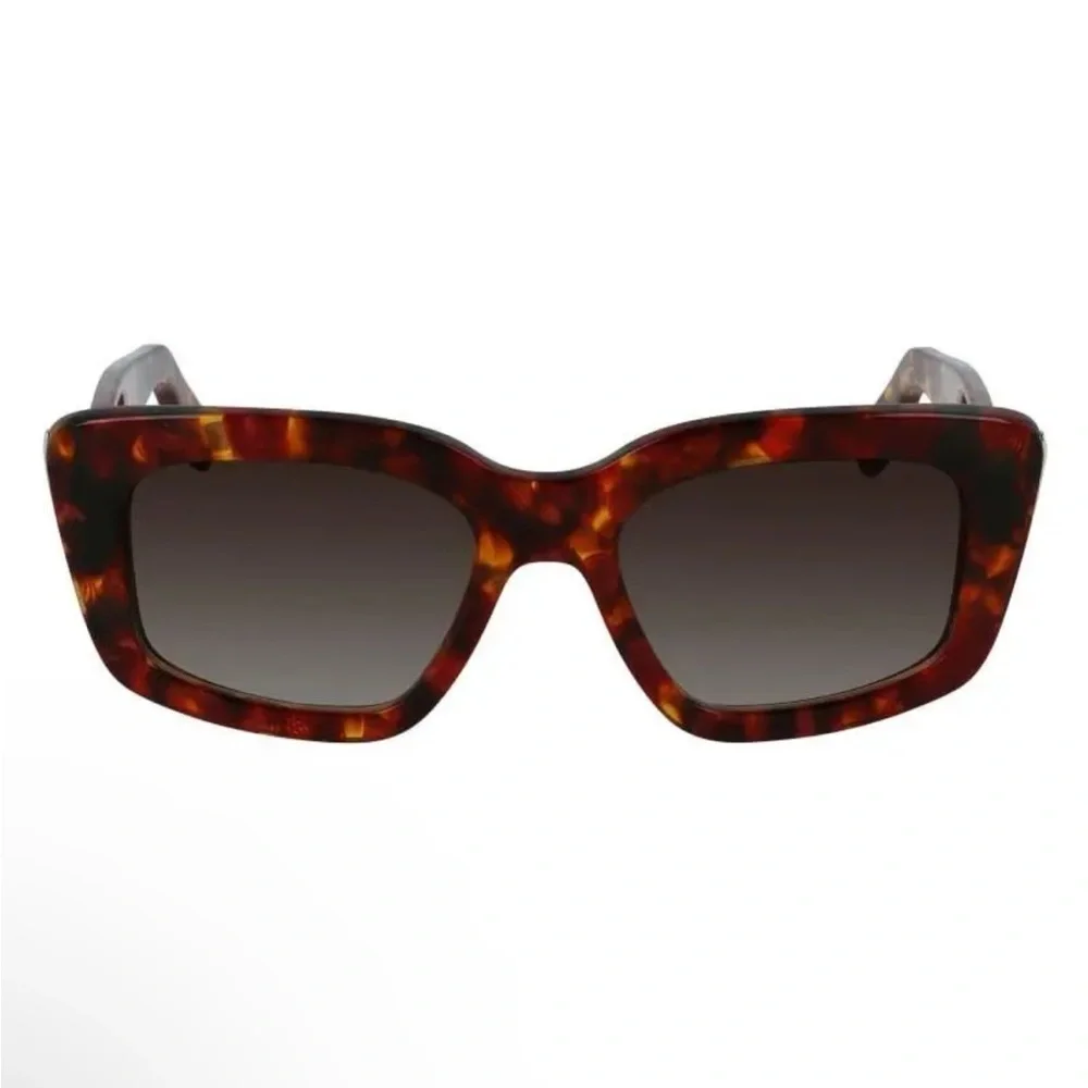 NEW Salvatore Ferragamo SF1024S 609 Red Havana Sunglasses w/Brown Gradient Lens - Picture 1 of 11